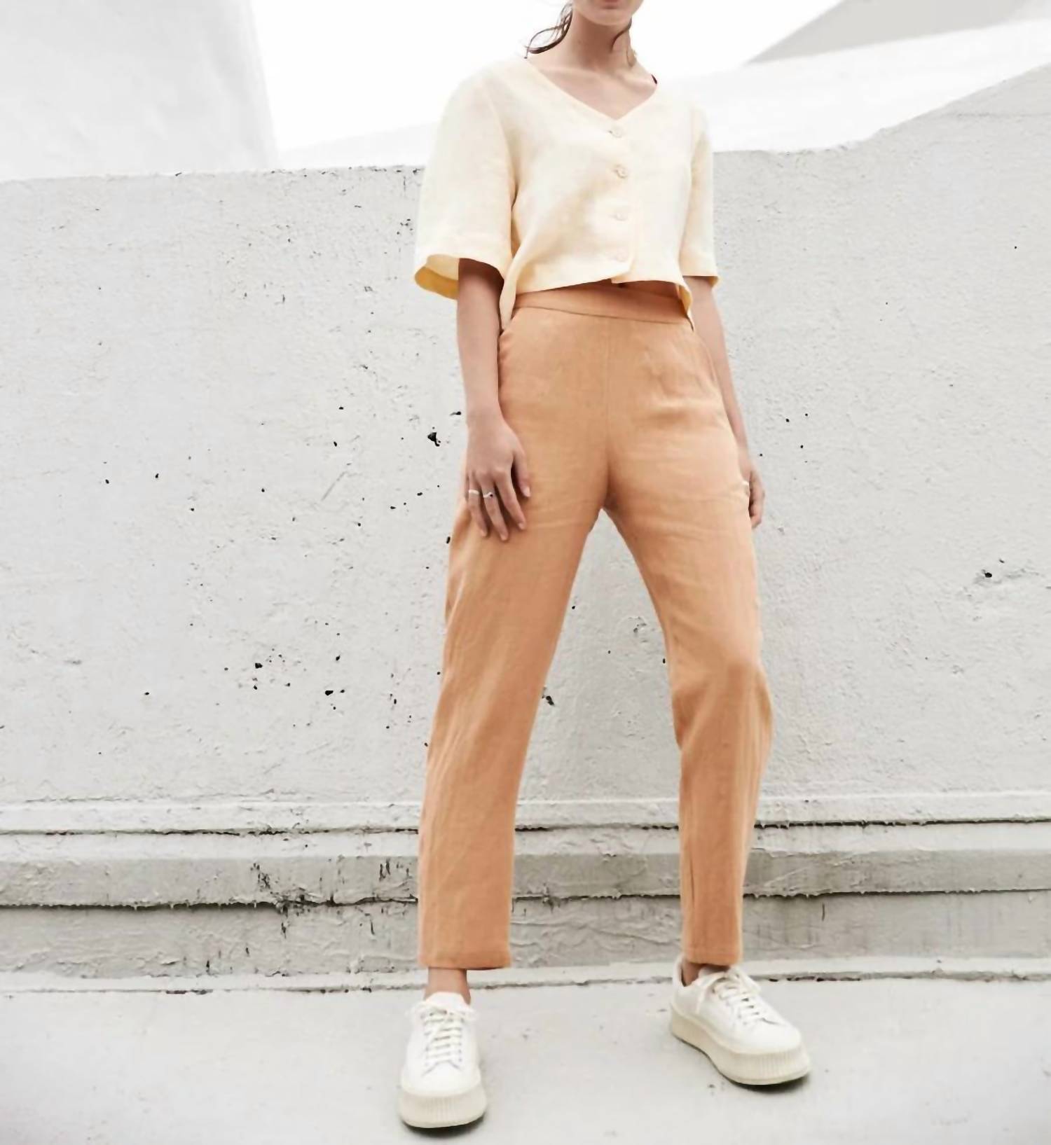 New Eve Gravel Pavot Pants In Caramel — image 4 of 4